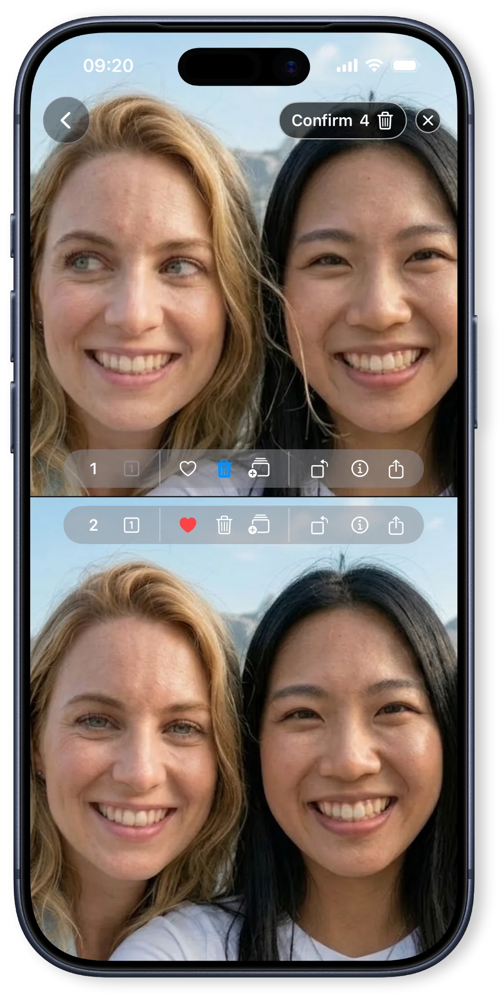 ஒத்திசைவு சூம்-உடன் படங்களை பக்கத்தில் ஒப்பிடவும்