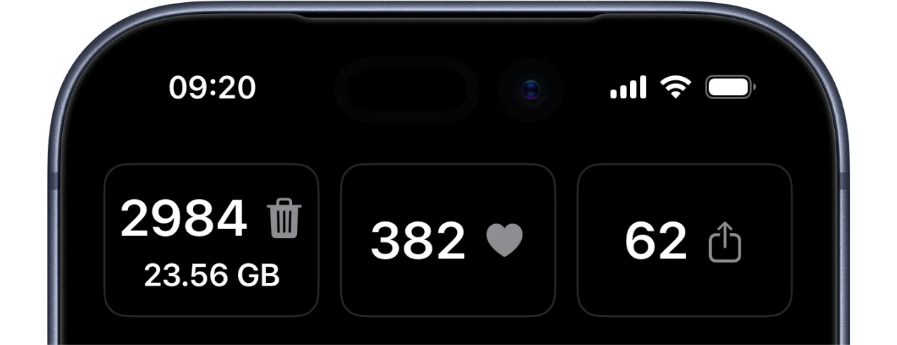 查看节省了多少空间